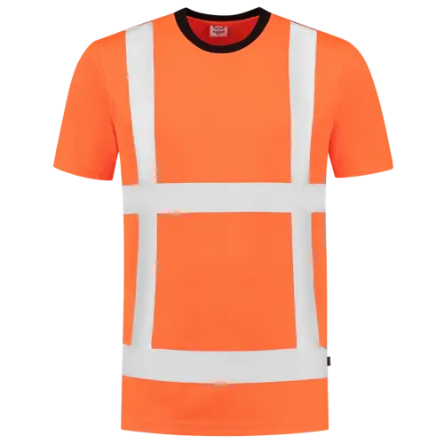 Birdseye T-shirt Fluor Orange-1