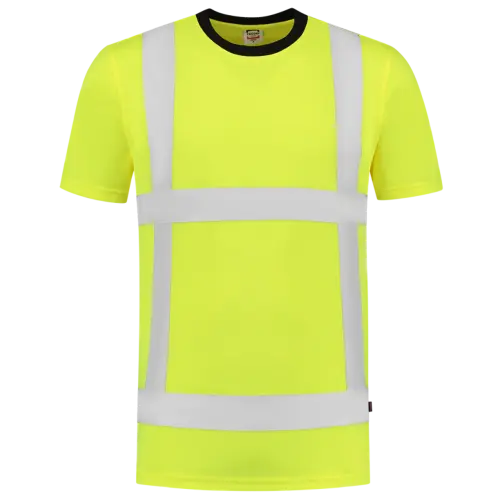 Birdseye T-shirt Fluor Yellow-1