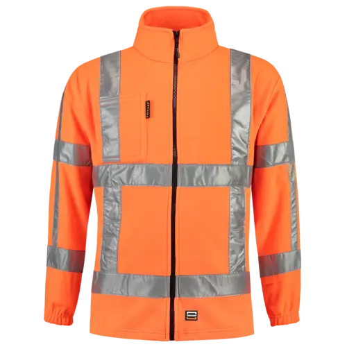 Fleece Jacket Fluor Orange-1