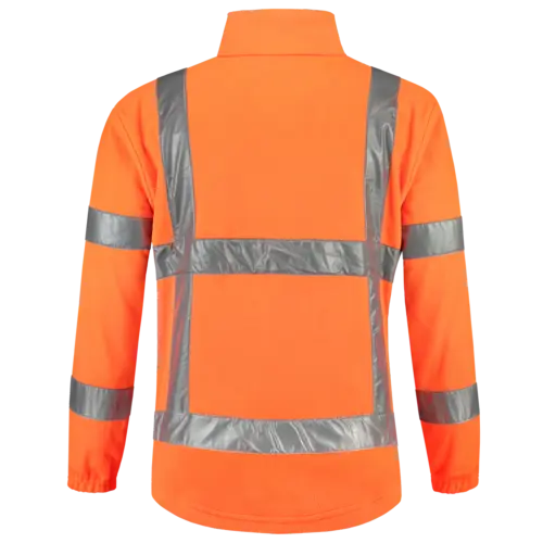 Fleece Jacket Fluor Orange-2