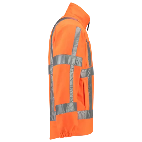 Fleece Jacket Fluor Orange-4