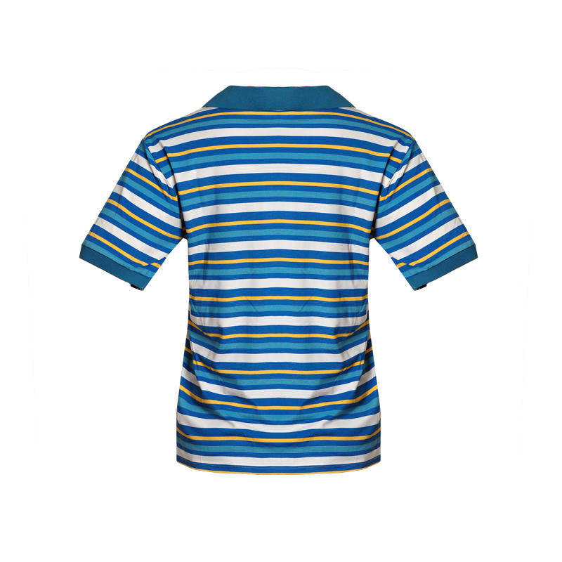 Stripped print Polo shirts-1